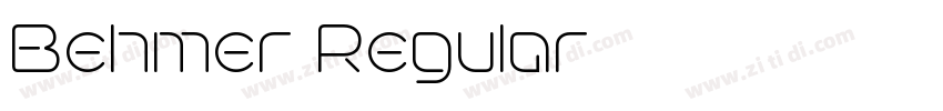 Behmer Regular字体转换 Behmer Regular字体转换